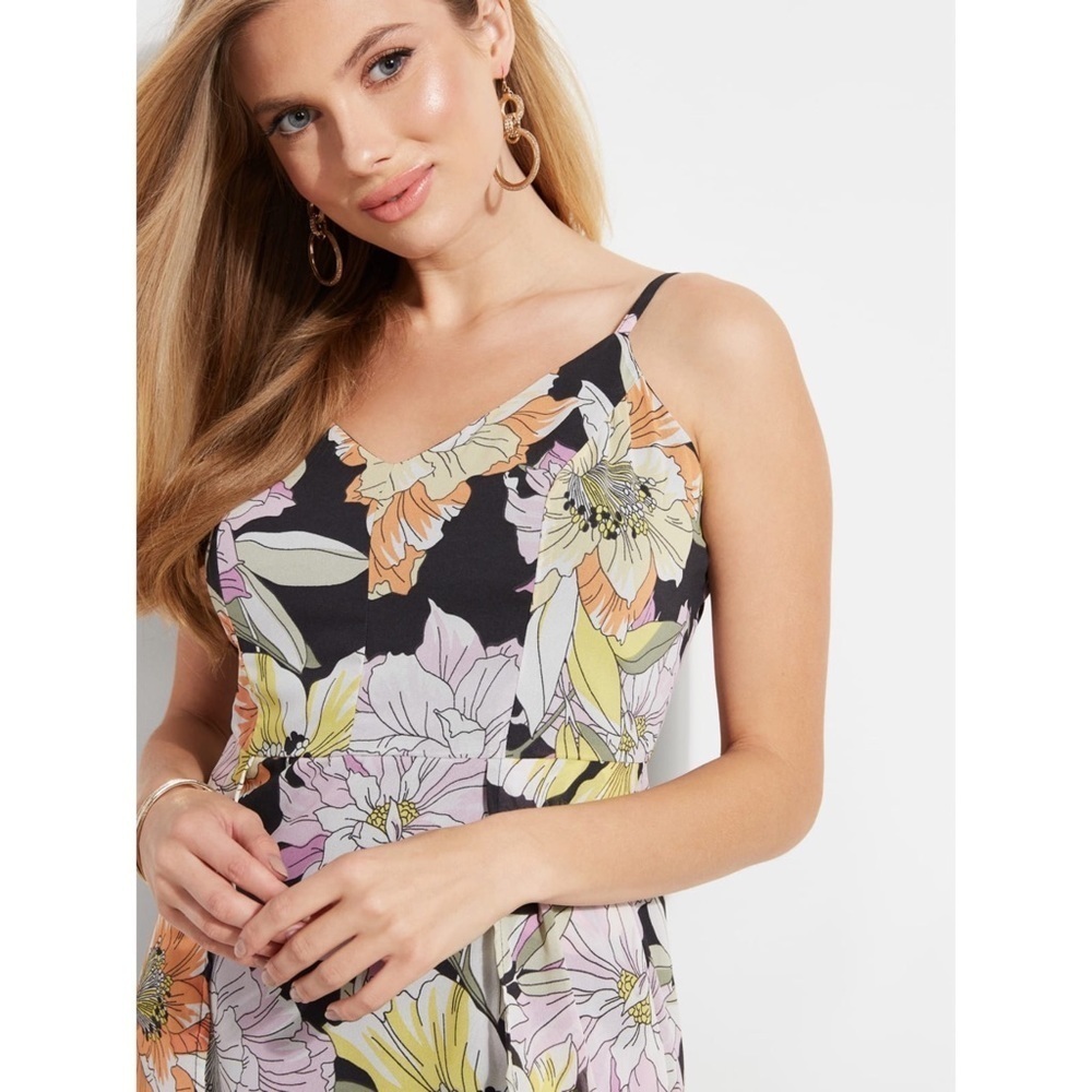 New GUESS Taryn Romper Maxi Dress - Picture 6 of 8